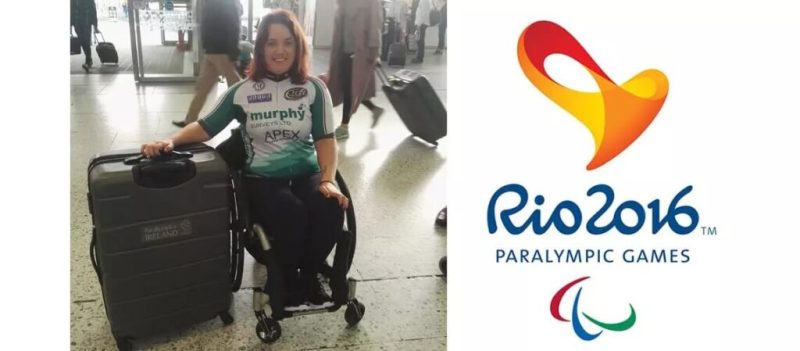 Wishing Ciara 'Good Luck' as she jets off to Rio