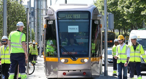 Luas Cross City line testing, with full service due for Christmas