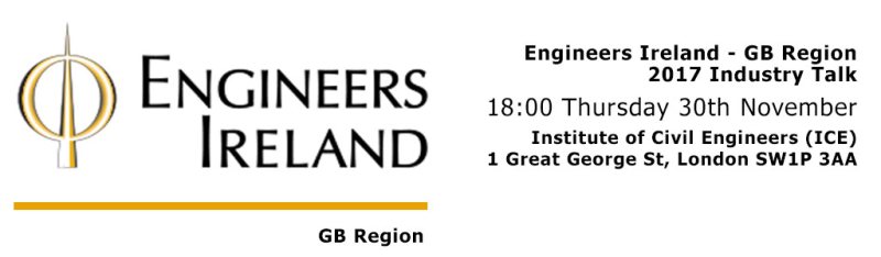 Murphy Surveys to speak at Engineers Ireland GB Region 2017 Industry Talk