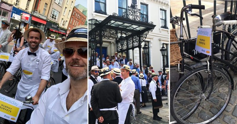 Murphy Surveys support Irish Youth Foundation at Bloomsday Messenger Bike Rally & Lunch