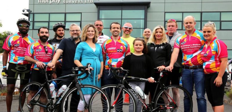Murphy Surveys Cycle for Crumlin Smashes Target to raise over €20,000 to support Our Lady’s Children’s Hospital in Crumlin