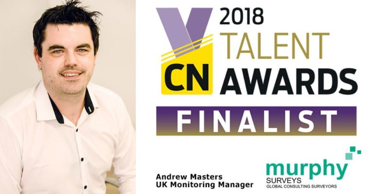 Murphy Surveys UK Monitoring Manager Shortlisted for the Construction News Talent Awards 2018