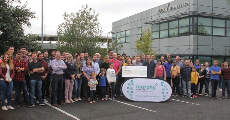 Murphy Surveys present cheque for €20,750 to Our Lady’s Children’s Hospital, Crumlin
