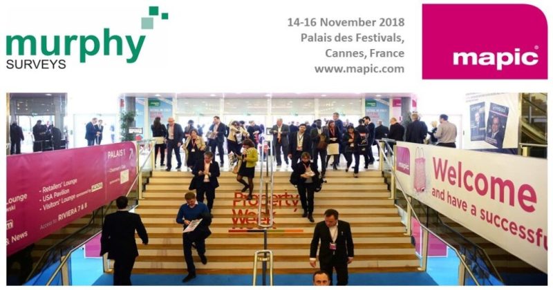 Murphy Surveys attends leading international retail real estate event MAPIC in Cannes