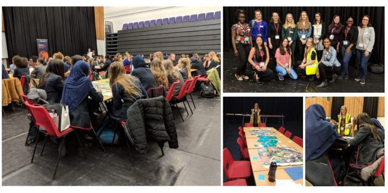 Young females get an insight into surveying at Teach First’s London East Action Network Event