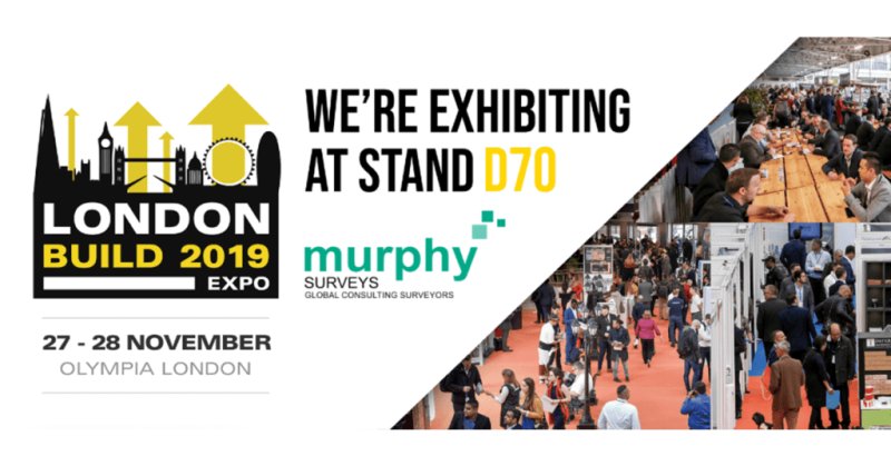 Murphy Surveys at London Build, 27-28 November, Olympia London