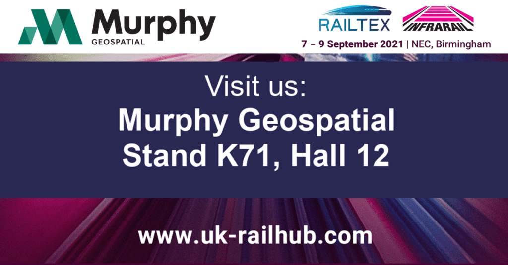 Murphy Geospatial to Showcase Offering at September’s Railtex & Infrarail Exhibition
