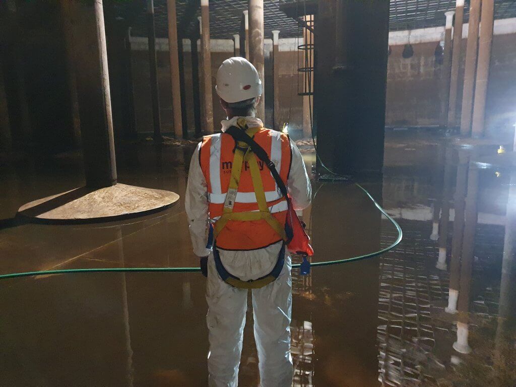 Chetwynd Reservoir Internal Inspection