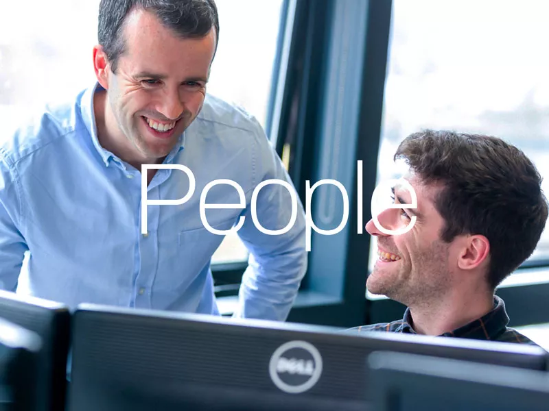 people laughing