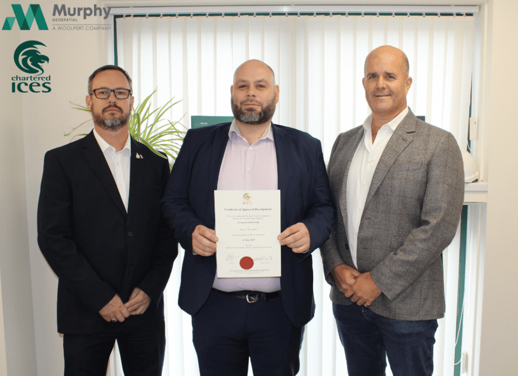 Murphy Geospatial Achieves Certification for CICES Geospatial Engineering Development Scheme Through 2029